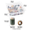 40Pcs 10 Colors Handmade Porcelain Beads PORC-FS0001-20-4