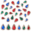 45Pcs 6 Styles Sew on Glass Rhinestone FIND-GA0004-48-1