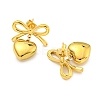 Bowknot Ion Plating(IP) 304 Stainless Steel Stud Earrings EJEW-R164-01G-2