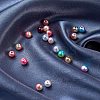 Rainbow ABS Plastic Imitation Pearl Beads OACR-YW0001-02A-5