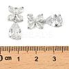 Brass Micro Pave Cubic Zirconia Pendants KK-C107-20A-P-3