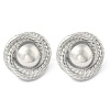304 Stainless Steel Stud Earrings EJEW-D319-10P-4