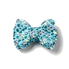 Polymer Clay Rhinestone Beads RGLA-D050-03D-1