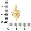 Brass Micro Pave Cubic Zirconia Pendants KK-G542-06G-02-3