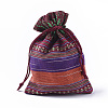 Ethnic Style Cotton Packing Pouches Bags X-ABAG-S002-09-3