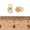 Ion Plating(IP) 304 Stainless Steel Charms Rhinestone Claw Settings STAS-U025-02C-G-3