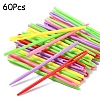 Child Plastic Knit Needles Sewing Knitting Cross Stitch TOOL-YW0001-78B-1