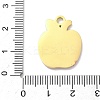 304 Stainless Steel Fruit Enamel Pendants LS-STAS-G362-04G-13-3