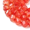 Natural Red Agate Beads Strands G-C267-B12-4