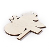 Christmas Wood Big Pendants LS-HJEW-O004-13-2