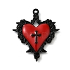 Alloy Enamel Gothic Style Pendants PALLOY-R157-06EB-06A-1