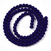Opaque Glass Beads Strands X-GLAA-T032-P4mm-MD03-3