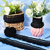 5Yards Polyester Embroidery Ribbon OCOR-GF0004-64B-3