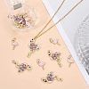 28Pcs 2 Style Alloy Rhinestone Pendants FIND-CA0006-42-4