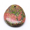 Natural & Synthetic Mixed Stone Pendants G-G517-M32-2