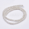Natural Yellow Jade Beads Strands G-G598-4mm-YXS-03-2