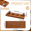 Wood Candle Holder AJEW-WH0455-384-2