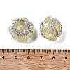 Acrylic Rhinestone Rondelle Beads OACR-S048-02C-3