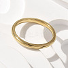 304 Stainless Steel Plain Band Rings STAS-I160-E03-G-3