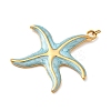 304 Stainless Steel Enamel Pendants STAS-B093-33G-02-2