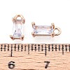 5Pcs Transparent Glass Charms GLAA-YW0004-40A-3