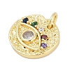 Rack Plating Brass Pendants KK-Q028-16G-2