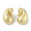 Teardrop Brass Stud Earrings for Women EJEW-Q389-03A-G-1