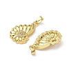 Brass Micro Pave Cubic Zirconia Pendants KK-I371-13G-2
