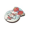 Single Face Printed Wood Big Pendants LS-WOOD-H102-02D-4