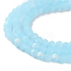 Imitation Jade Glass Beads Strands EGLA-A034-J3mm-MB04-4