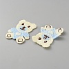 Polyester Embroider Thread Iron on/Sew On Patches PATC-WH0023-23A-2