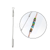 201 Stainless Steel Beadable Double Head Cuticle Pusher Nail Tools STAS-R161-01P-2