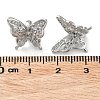Rack Plating Brass Clear Cubic Zirconia Pendants KK-B078-03P-3