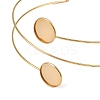 304 Stainless Steel Cuff Necklace Making LS-STAS-B117-02G-3