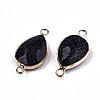 Synthetic Blue Goldstone Links Connectors G-T131-49A-3