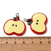 Opaque Resin Pendants RESI-I337-05P-B01-3