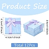 12Pcs Valentines Day Presents Packages Cardboard Ring Boxes CBOX-YW0001-04A-3
