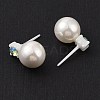 Hypoallergenic Bioceramics Zirconia Ceramic Stud Earrings EJEW-C111-15A-3