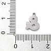 304 Stainless Steel Pendants STAS-M067-02A-P-3