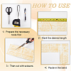 PE Grain Contact Paper DIY-WH20013-14B-5