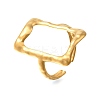 304 Stainless Steel Open Cuff Rings RJEW-M072-05G-2