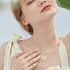 6Pcs Rack Plating Brass Enamel Pendants KK-BBC0017-66-3