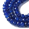 Dyed Natural Malaysia Jade Rondelle Beads Strands G-E316-2x4mm-68-3