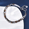 304 Stainless Steel Snake Chain Bracelets for Women BJEW-A034-03P-3