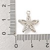 Rack Plating Brass Clear Cubic Zirconia Pendants KK-P277-21P-3