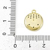Brass Micro Pave Clear Cubic Zirconia Pendants LS-KK-L238-29G-3