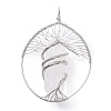 Natural Quartz Crystal Big Pendants G-F702-02P-2