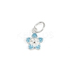 925 Sterling Silver Enamel Flower Charms LS-STER-K183-11S-02-1