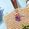 Resin Butterfly Pendant Keychains KEYC-TAC0034-03S-5