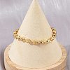 304 Stainless Steel Link Bracelets for Women BJEW-Z143-09G-2